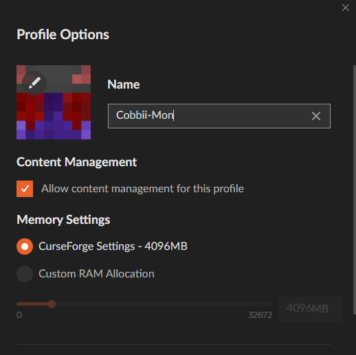 Import Modpack to CurseForge