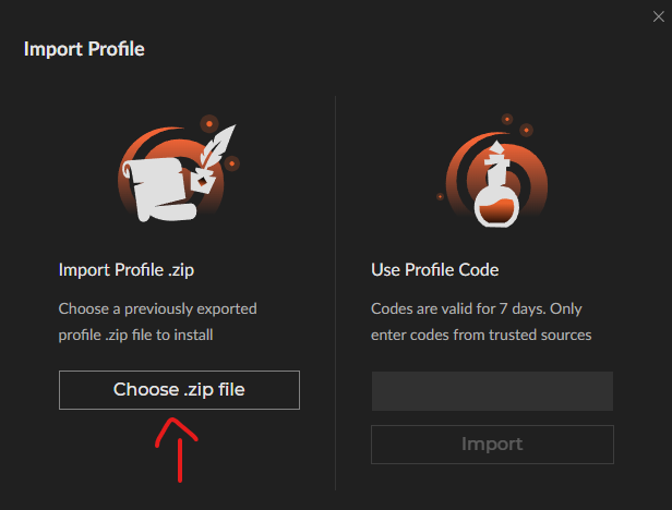 Import Modpack to CurseForge